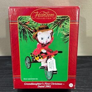 Heirloom Collection White Cat Christmas Ornament